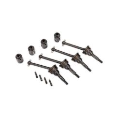 Traxxas - Steel CV Driveshaft Assemblies & Drive Cups (4) (TRX-10850X)