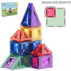 Gladi Magnetisch Speelgoed - Micro Tegels - 40 Delig