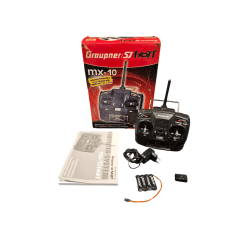 Tweedehands Graupner MX-10 Zender + ontvanger (VERKOCHT)