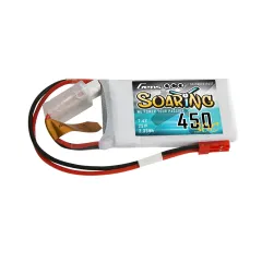 GensAce Soaring Lipo 30c 7.4 volt 450mah met JST Stekker
