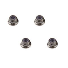 Flange Lock Nut M4 Black (4pcs) (AR708001)