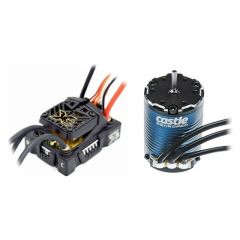 Castle Creations Mamba Micro X2, 16.8V, WP Sensored ESC met 1406-1900KV motor combo