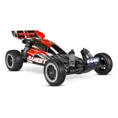 Traxxas Bandit XL-5 electro buggy RTR - Incl. Led verlichting - Rood