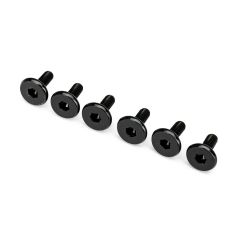 Traxxas - Flat-Head Machine Screws 3x8 mm (6) (TRX-2627)
