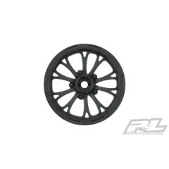 Proline Pomona Drag Spec 2.2" Black Front Wheels - Slash 2wd