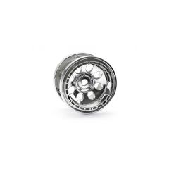 Rock 8 bead lock wheel chrome (55x36mm/2pcs)