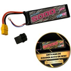 TRC Limited Edition Lipo 50c 2S 7.4V 5000mah met XT90 stekker