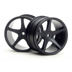 Super star wheel 57x35mm (2.2") black(super nitro)