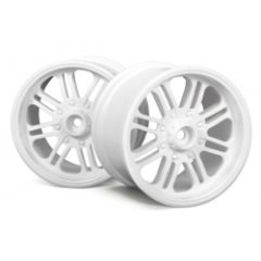 8 spoke wheel white (83x56mm/2pcs)