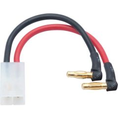Conversie kabel Bullit 4mm Gold > Tamiya Vrouw met silicone kabel 14AWG (12cm)