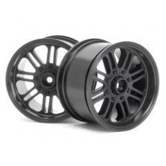 8 spoke wheel black (83x56mm/2pcs)