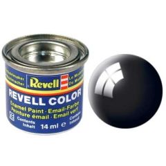 Revell Enamel NR.7 Zwart Glanzend - 14ml