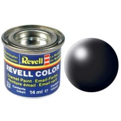 Revell Enamel NR.302 Zwart Zijdemat - 14ml