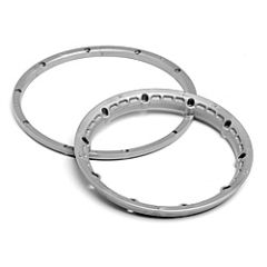 Heavy duty wheel bead lock rings (silver/2pcs)