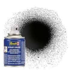 Revell Spray Color Zwart Glanzend 100ml