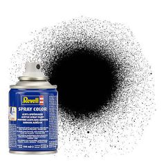 Revell Spray Color Zwart Zijdemat 100ml