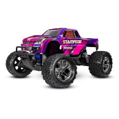 Traxxas Stampede 2WD HD electro monster truck RTR - Roze
