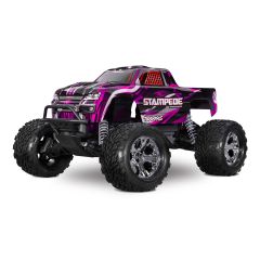 Traxxas Stampede 2WD BL-2S HD Brushless Truck RTR - Roze (Tijdelijk incl. GRATIS 2S 3000mah accu en USB-C lader)