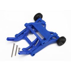 Wheelie bar, assembled (blue) (fits Stampede, Rustler, Bandit series)