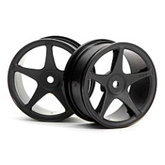 Super star wheels 26mm black (1mm offset)