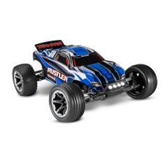 Traxxas Rustler XL-5 electro truggy RTR - Incl. LED Verlichting - Blauw