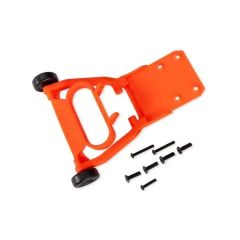 Traxxas - Wheelie bar, assembled (orange, non-adjustable) (fits Stampede, Rustler, Bandit series) (TRX-3763-ORNG)