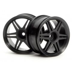 12 spoke corsa wheel black 26mm (3mm offset)