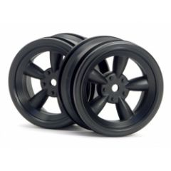 HPI - Vintage 5 spoke wheel 26mm black (0mm offset) (3816)