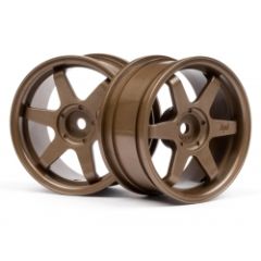 HPI - Te37 wheel 26mm bronze (3mm offset) (3843)