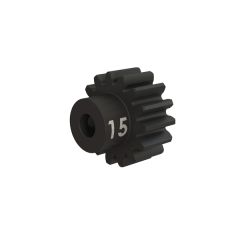 Gear, 15-T pinion (32-p), heavy duty (machined, hardened steel) (TRX-3945X)