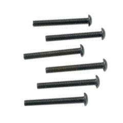 Screws, 3x25mm button-head machine (hex drive) (6)