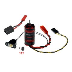 Furitek Unity Pro 3500kv 2in1 Micro FOC brushless system - Traxxas TRX-4M (Vereist korte overbrengingsverhouding)