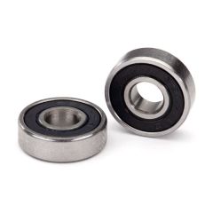 Ball bearing, black rubber sealed (6x16x5mm) (2) (TRX-5099A)
