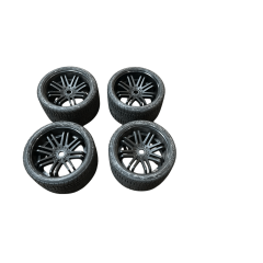 Tweedehands Sweep Racing Road Crusher Belted wielen - 1/4 Offset - 17mm - Zwart (4 stuks)