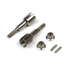 Blackzon - Rear Wheel Axles Steel