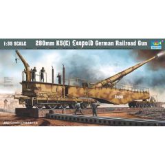 Trumpeter 1/35 German Railroad Gun Length: 959 mm Width: 128mm Height:160mm