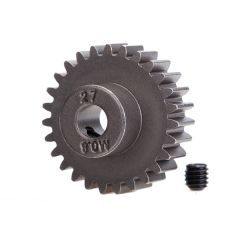 Gear, 27-T pinion (0.8 metric pitch, compatible with 32-pitch) (fits 5mm shaft)/ set screw (TRX-5647)