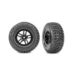 Traxxas SCT Black Wheels & Bfgoodrich Tires (2) (TRX-5883-BLK)