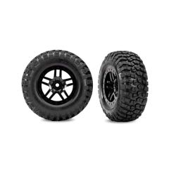 Traxxas SCT Black Wheels & Bfgoodrich Tires (2) (TRX-5885-BLK)