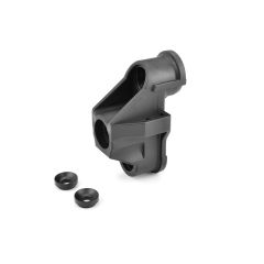 Team Corally - HD Steering Block (1pc) - Wide - Pillow Ball Cup (2pcs) - Front - Composite - 1 Set