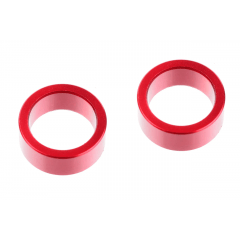 Team Corally - HDA Suspension Arm Insert - Inner - Aluminum - Red - 2 pcs (C-00180-531)