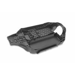 Traxxas Chassis w/ bearing support for center driveshaft, gray (162mm long battery compartment) (fits flat style battery packs) (use only with #7430R front bulkhead & #6726X battery hold-down) (requires #6724-BLK receiver box) (TRX-6723-GRAY)