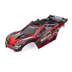 Traxxas - Body, Rustler 4X4, red (painted, decals applied) (TRX-6740-RED)