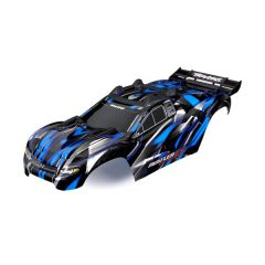 Traxxas - Body, Rustler 4X4 Ultimate, blue (painted, decals applied) (TRX-6749-BLUE)
