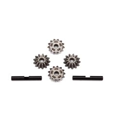 Gear set, center differential (output gears (2)/ spider gears (4)/ spider gear shaft (2)) (TRX-6783)