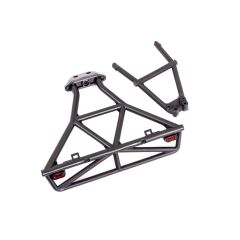 Traxxas - Bumper, rear/bumper mount, rear (black) (TRX-6836X)