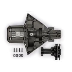 Traxxas - Bulkhead, rear (upper & lower)/ motor mount washers (steel) (4)/ 4x18mm BCS (4) (TRX-7727A)