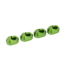 Traxxas - Suspension pin retainer, 6061-T6 aluminum (green-anodized) (4)  (TRX-7743-GRN)