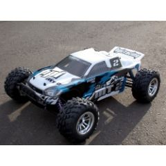 Nitro mt-1 truck painted body blue/wht/gry