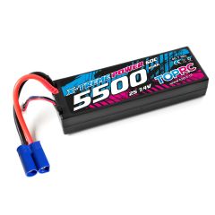 TRC Lipo 60c 7,4 volt 5500mah met EC5 stekker